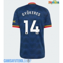 Camisa de time de futebol Arsenal Viktor Gyokeres #14 Replicas 2º Equipamento 2026-27 Manga Curta